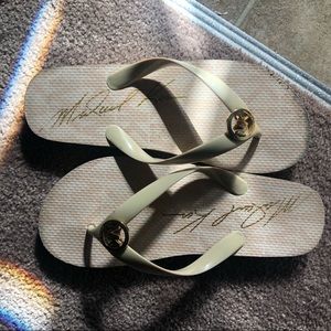 Michael Kors Light Pink Flip Flops